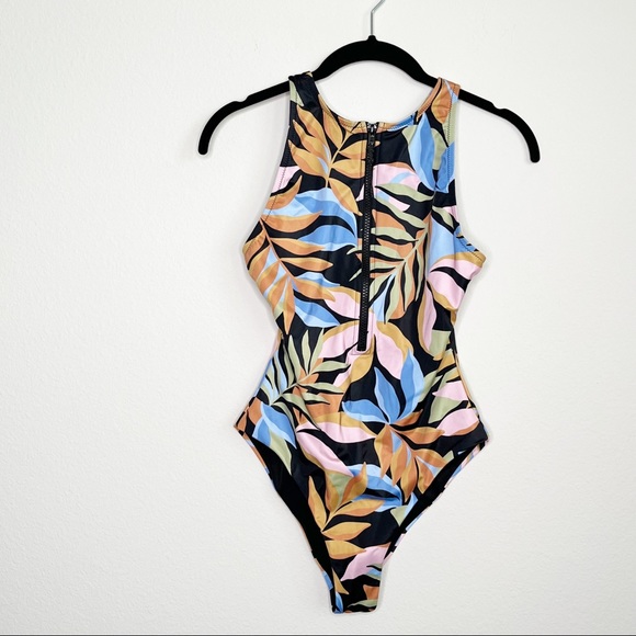 Billabong Swim New Billabong Adiv High Neck Sleeveless One Piece